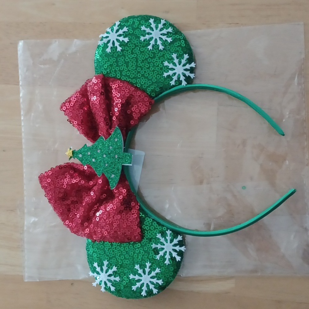 Minnie mouse Xmas ears